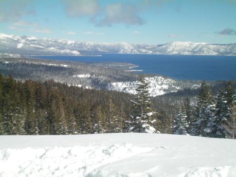 Ausblick vom Scott Peak auf den Lake Tahoe