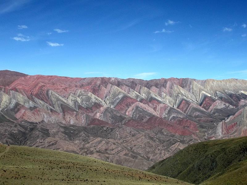 Der beeindruckend Mirador del Hornocal in Humahuaca im Norden von Argentinien
