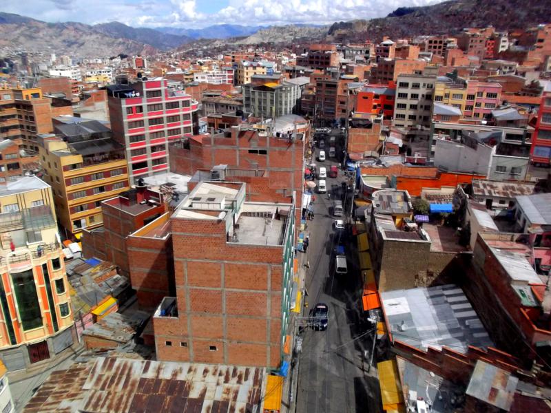 Beste Aussichten gibt es mit dem Teleferico, der Gondelbahn von La Paz