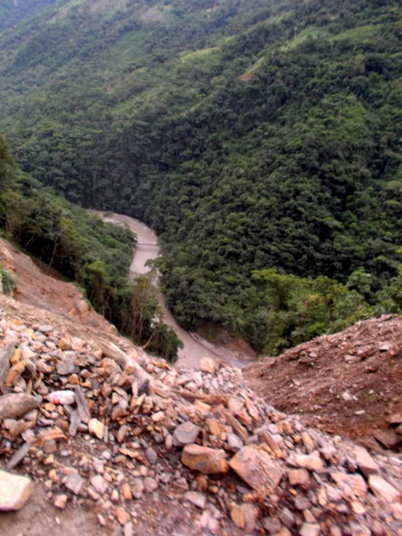 Die Death Road (Straße des Todes) von La Paz nach Rurrenabaque