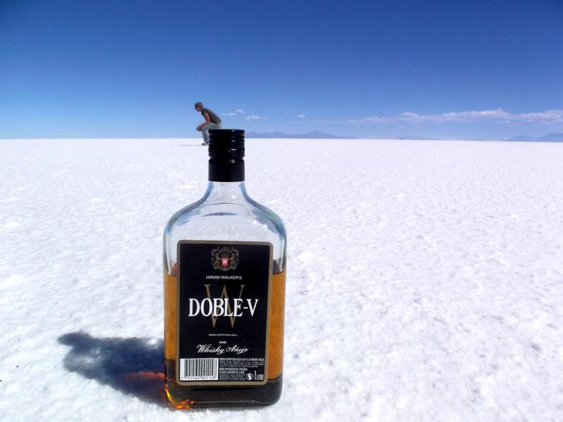 Die spektakuläre Salzwüste - die typischen Spezialeffekte der Salar de Uyuni