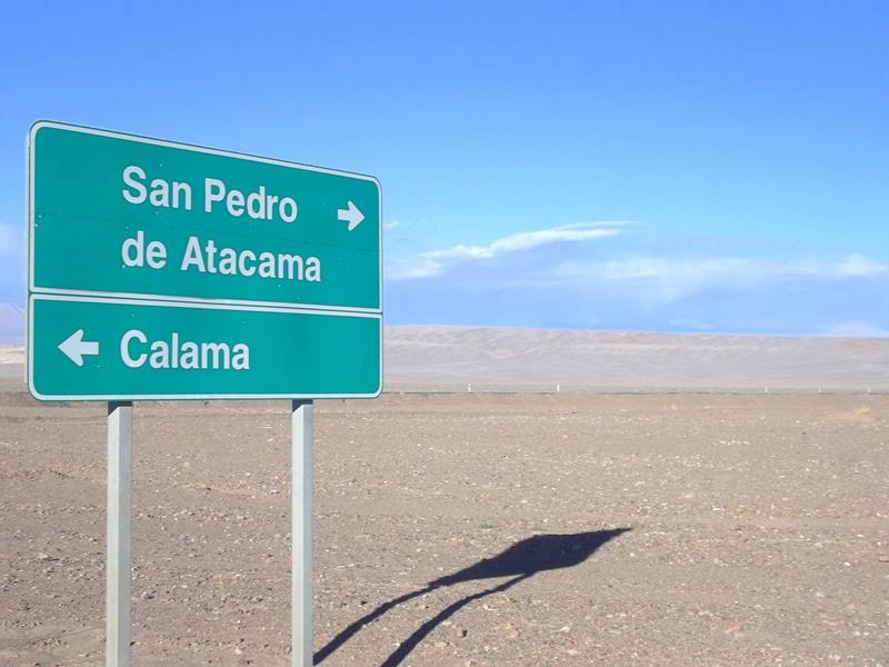 Das ganze Ausmaß der Atacamawüste in Chile - einfach riesig