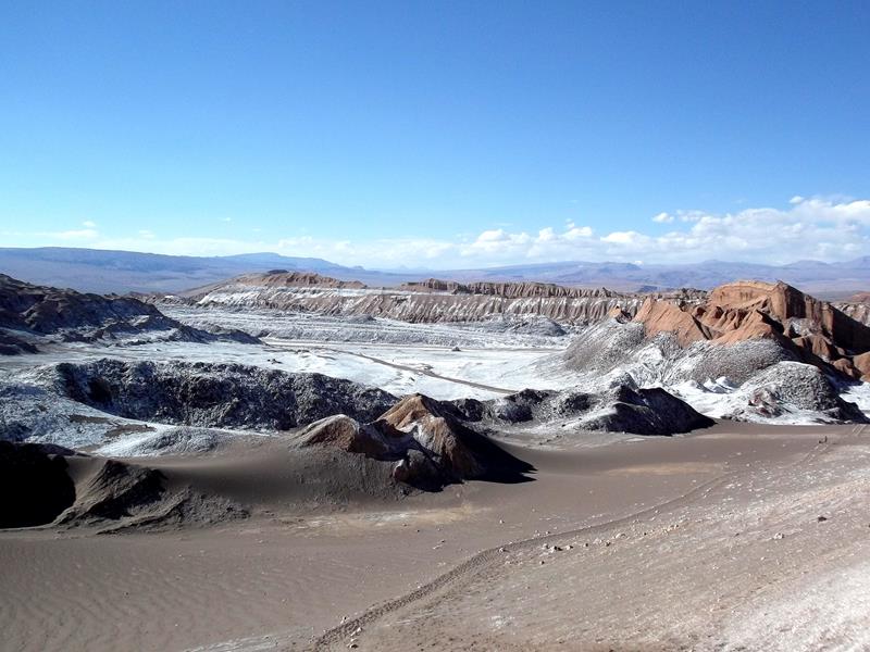 Das Valle de la Luna in San Pedro de Atacama