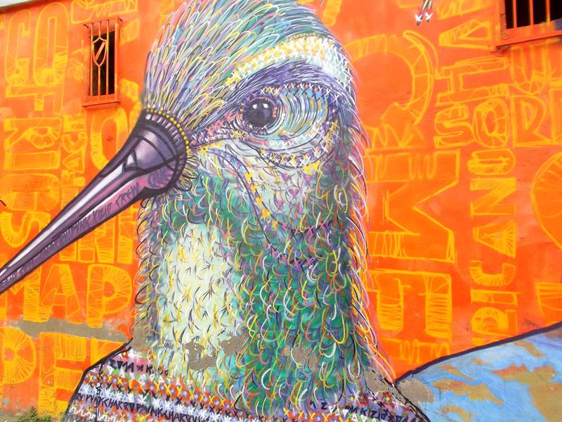 Tolle Kunstwerke in Valparaiso - vielleicht die Street-Art Hauptstadt auf der Welt
