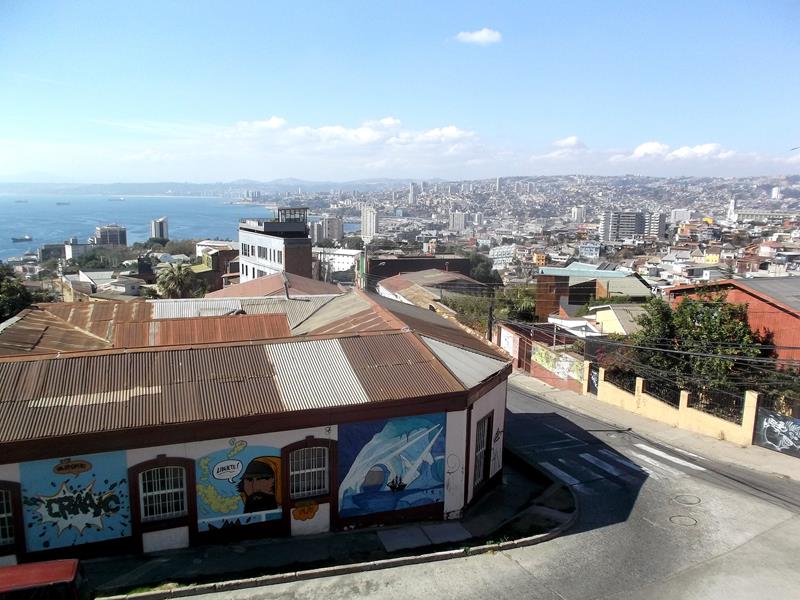 Tolle Kunstwerke in Valparaiso - vielleicht die Street-Art Hauptstadt auf der Welt
