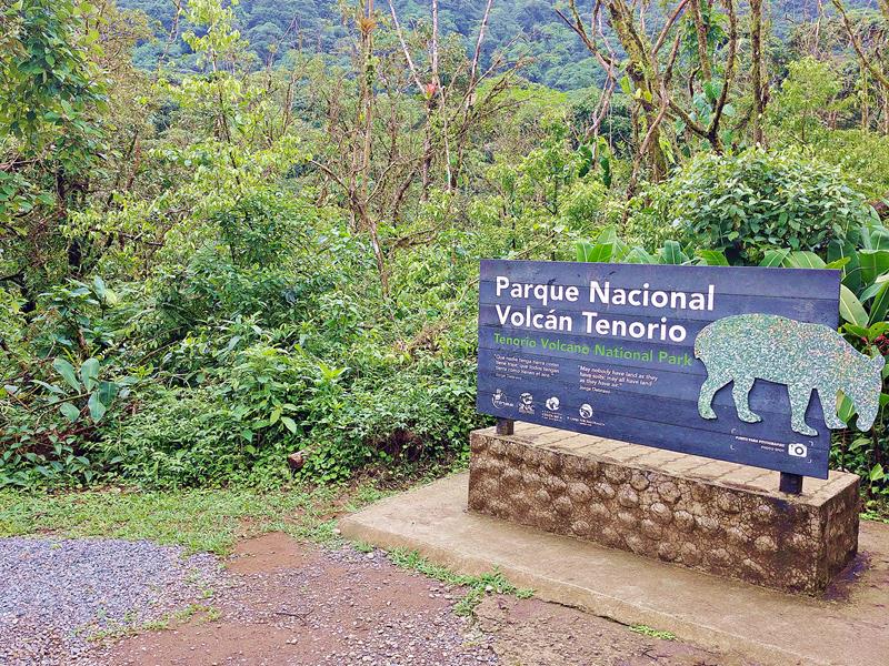 Eingang zum Tenorio National Park