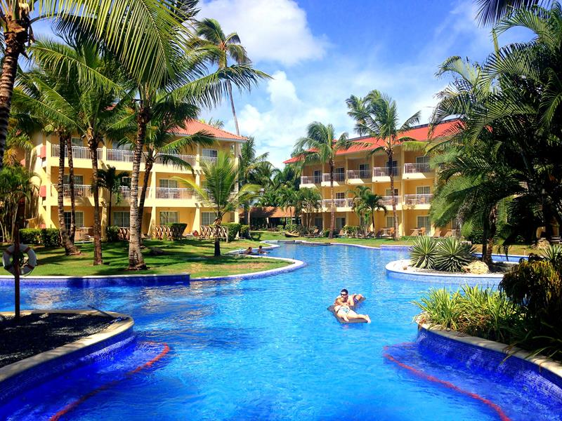 Die riesige Pool-Anlage im Dreams Punta Cana Resort & Spa