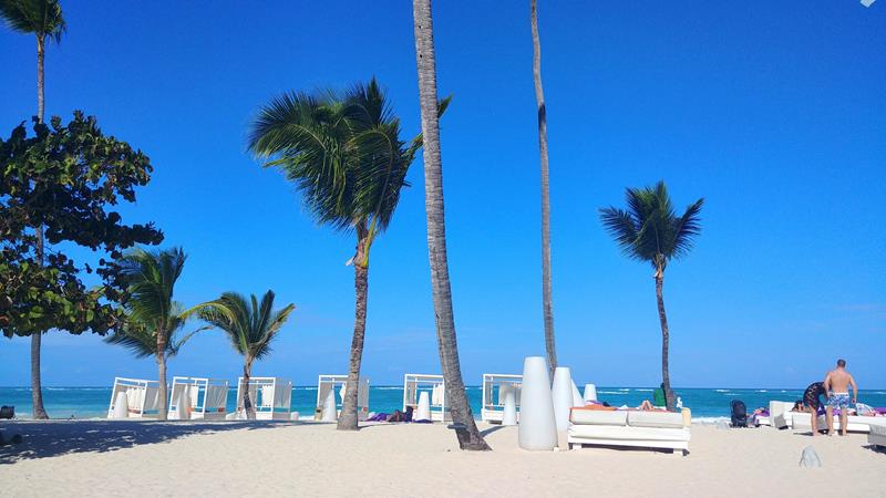 Der tolle Strand am Paradisus Punta Cana