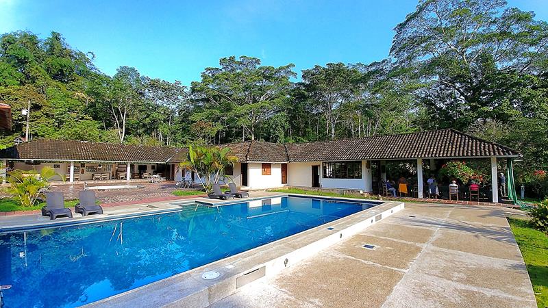Die Lodge El Jardin Aleman in Puerto Misahualli im Amazonasbecken von Ecuador