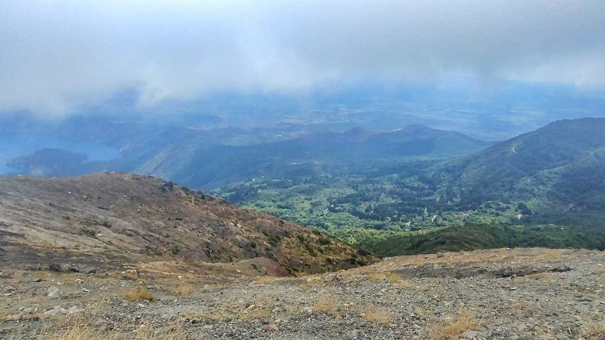 View from Santa Ana Volcano, which is also called Ilamatepec