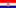 Die Flagge von Kroatien