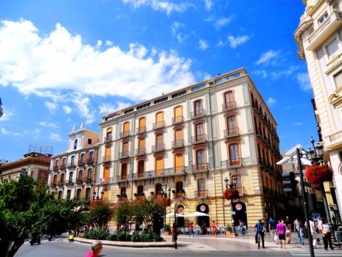 Die historische Innenstadt von Granada