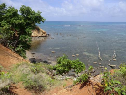 Die Grenville Bay an der Ostküste Grenadas