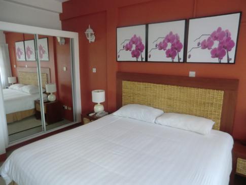 Ein normales Doppelzimmer im Flamboyant Hotel in Grenada