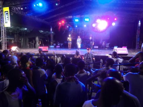 Die Soca Monarch Show im Rahmen des Karneval (Spicemas) in Grenada