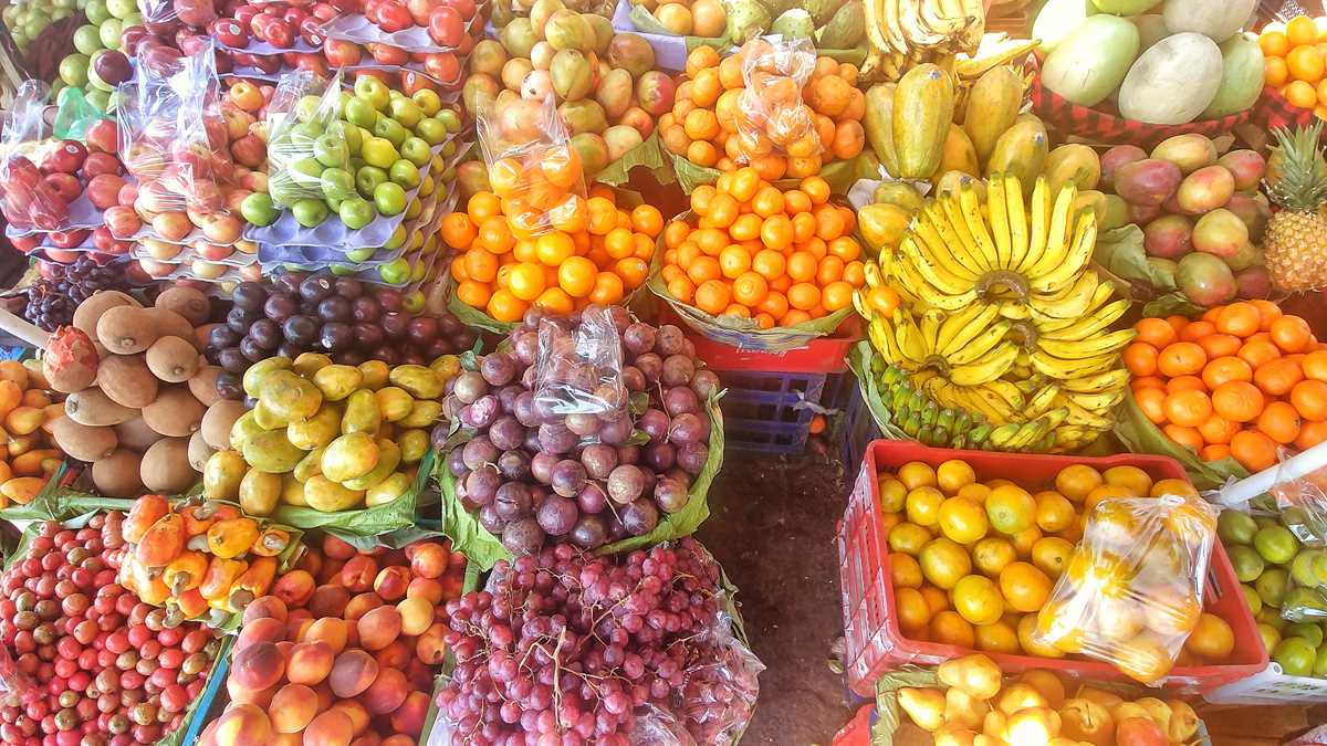 Der tägliche Markt von Antigua in Guatemala