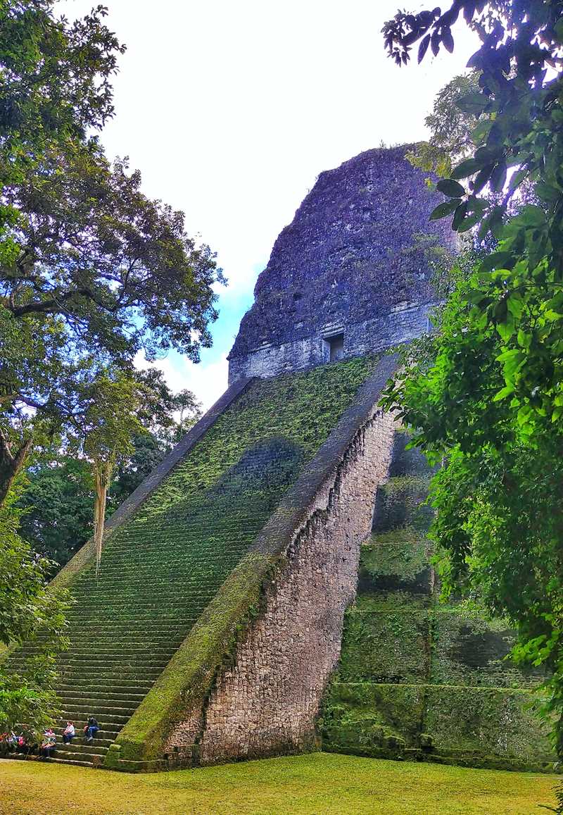 Die Maya Ruinen von Tikal in Flores, Guatemala