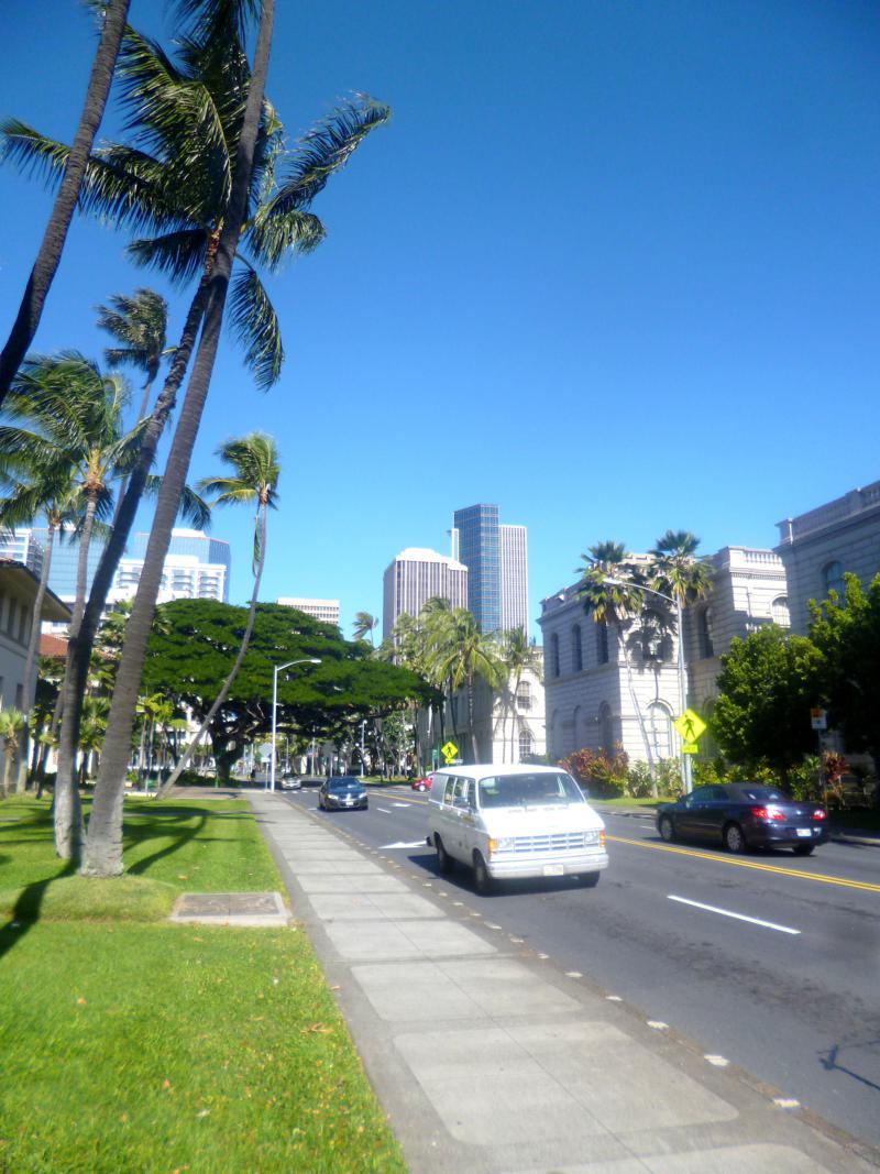 Downtown Honolulu, die Hauptstadt von Hawaii
