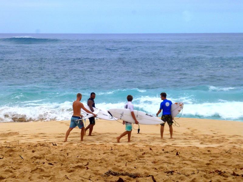 Die North Shore von Oahu ist eines der berühmtesten Surfreviere auf Hawaii
