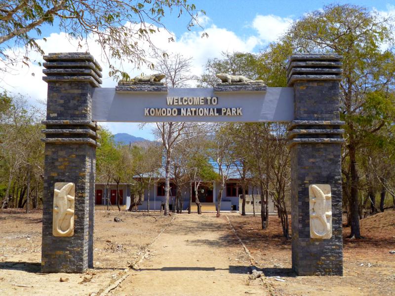 Der Komodo National Park - Hauptlebensraum der Komodowarane