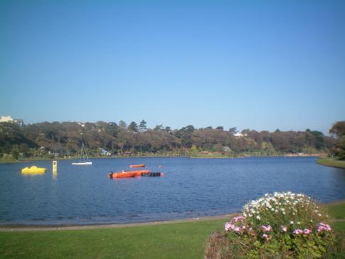Der Mooragh Park in Ramsey im Norden der Isle of Man