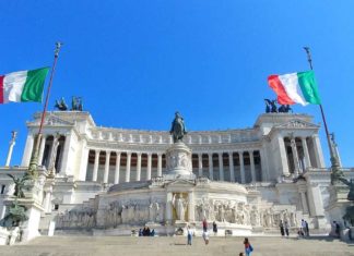 Das Nationaldenkmal Viktor Emmanuel II in Rom