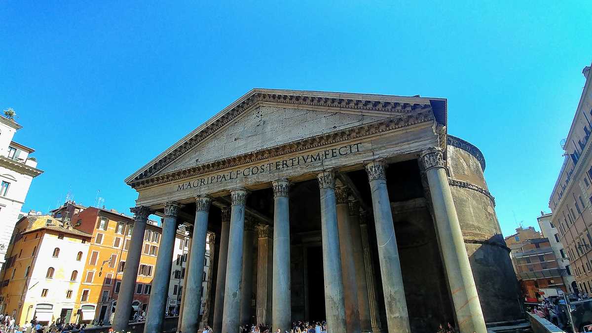 Das Pantheon von Rom, ebenfalls ein Problemfall des Over Tourism