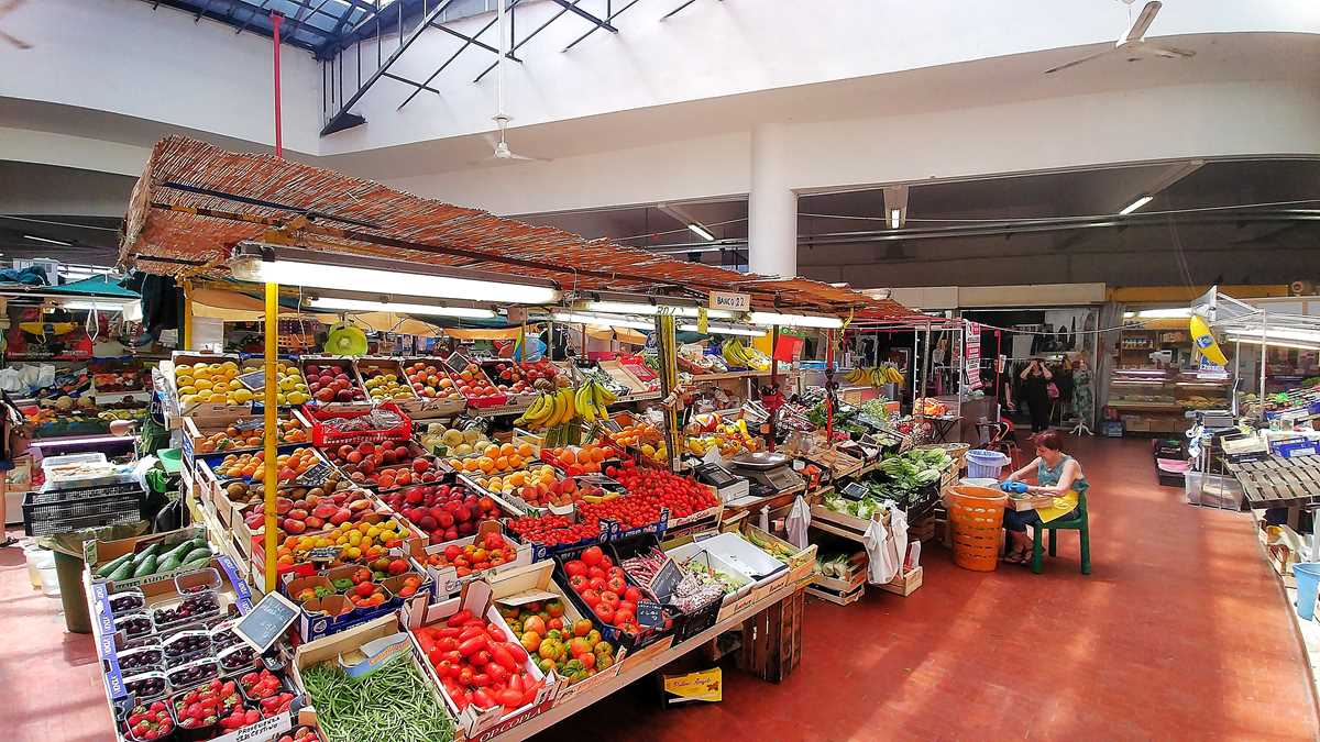 Ein Markt in Roms Stadtvoertel Nomentano