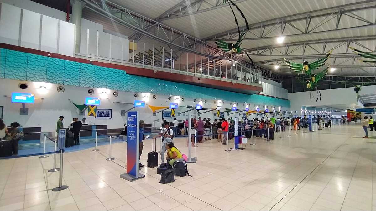 Der Manley Kingston International Airport in Kingston, Jamaika