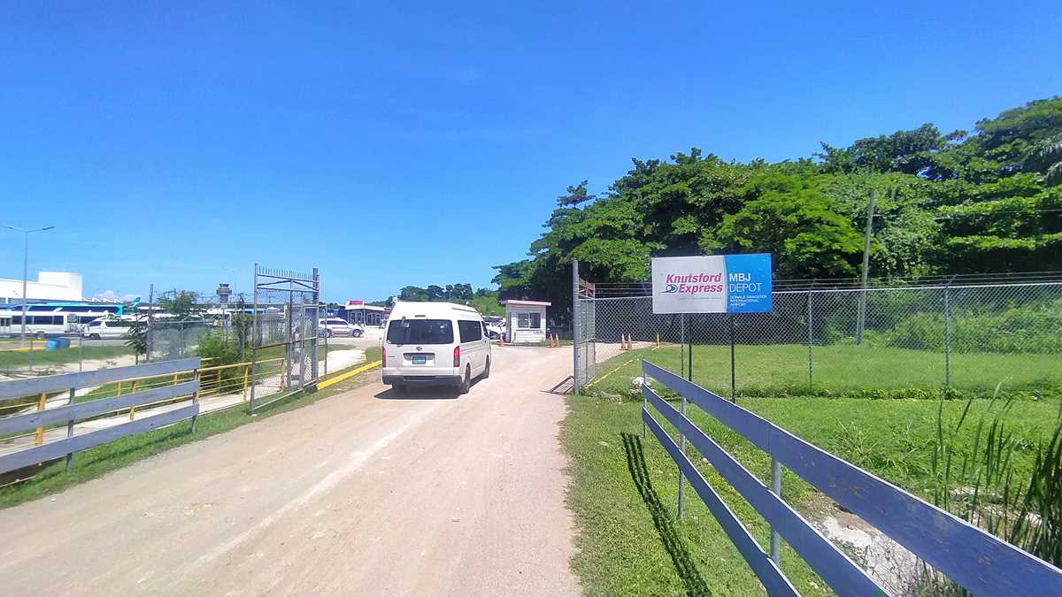 Der Flughafen Sangster International Airport in Montego Bay, Jamaika