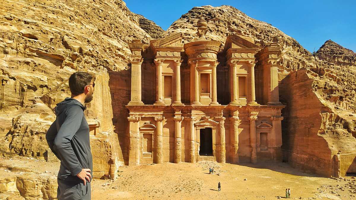 Die beeindruckende Felsenstadt Petra in Jordanien