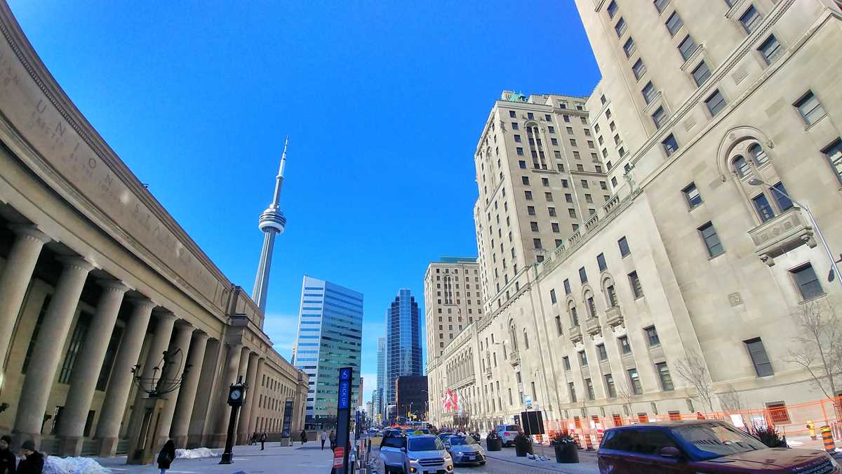 Die Umgebung der Unionn Station in Toronto Downtown