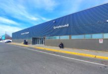 Das Greyhound Bus-Terminal in Ottawa