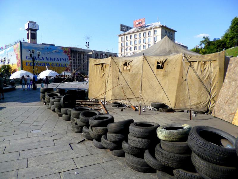 Der Maidan - wichtigster und (neu)historischster Platz in Kiew