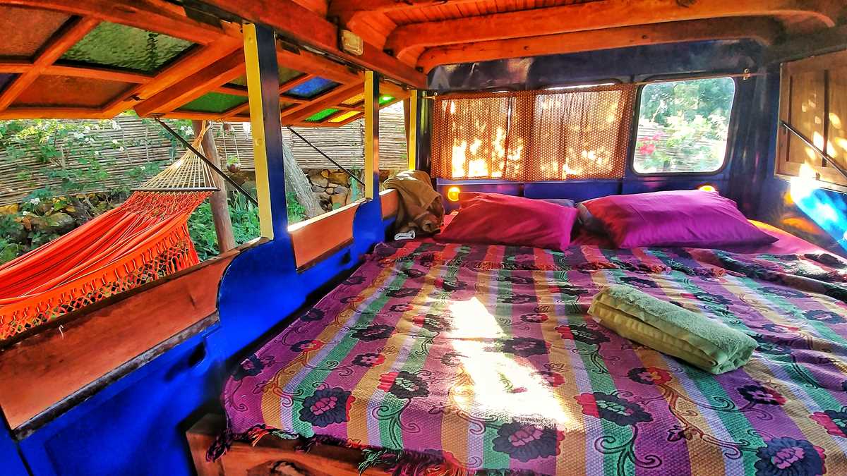 Spektakuläre und außergewöhnliche Unterkunft in Kolumbien: ein Chivo in Guane, nahe Barichara