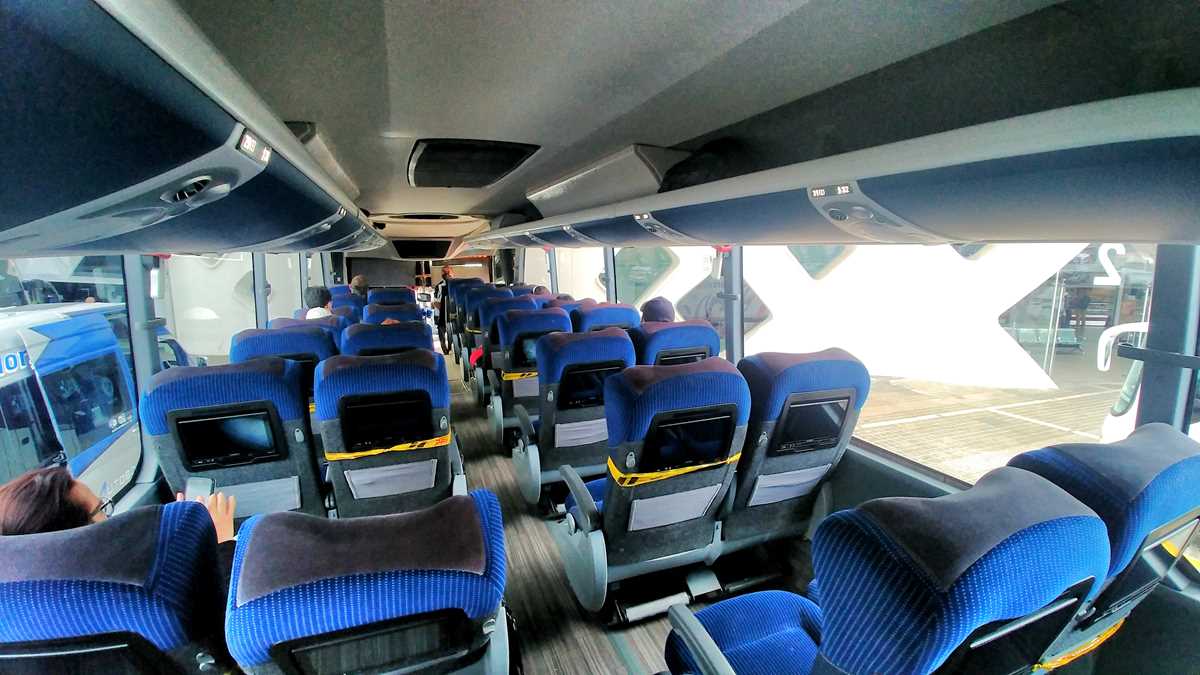 Busfahrt in Kolumbien mit Expreso Brasilia von Tunja nach San Gil