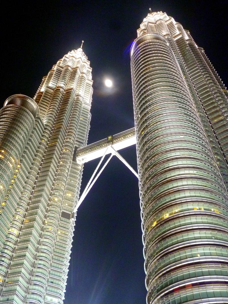 Die Petronas Towers sind die höchsten Gebäude in Kuala Lumpur
