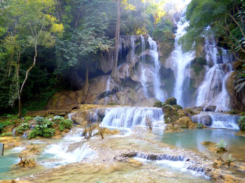 Der Kuang Xi Wasserfall - eine der schönsten Plätze in ganz Laos