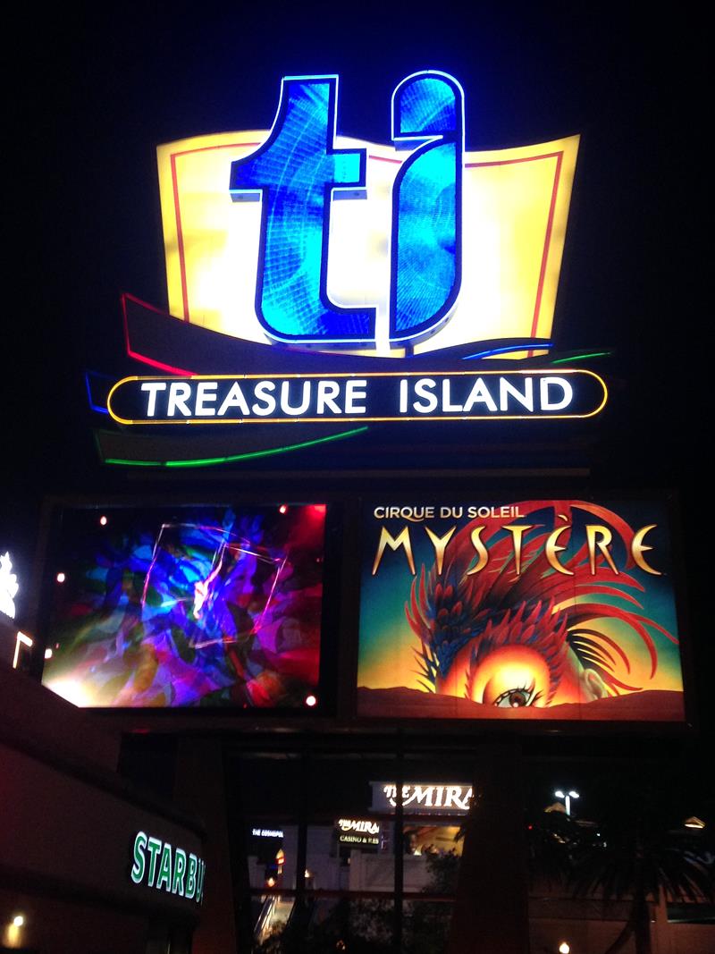 Das Treasure Island Resort im Herzen von Las Vegas