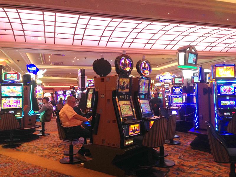 Ein Typpisches Las Vegas Casino Im Treasure Island Resort