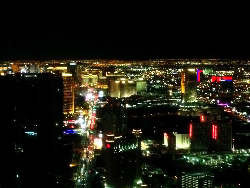 Blick vom Stratosphere Tower auf Las Vegas