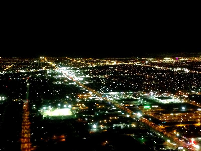 Blick vom Stratosphere Tower auf Las Vegas