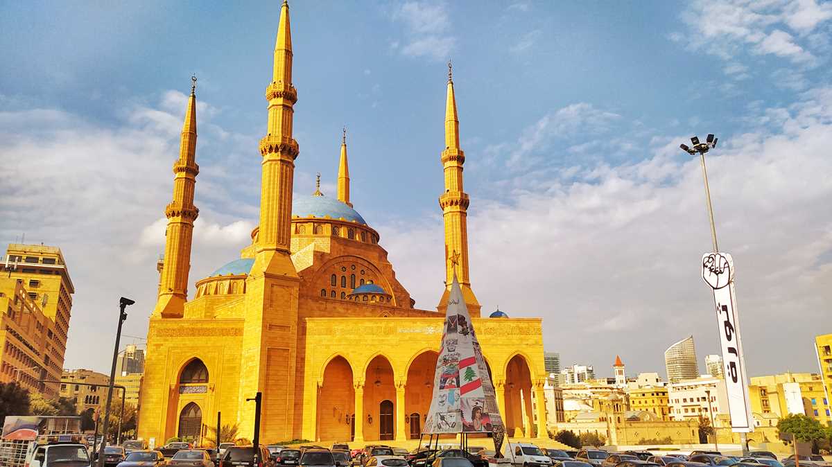Die Mohammed Al Amin Moschee in Beirut