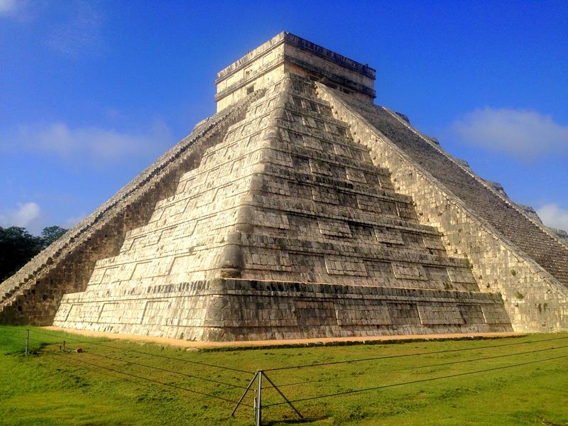 Chichen Itza, eines der 7 neuen Weltwunder, gelegen auf Yucatan in Mexiko