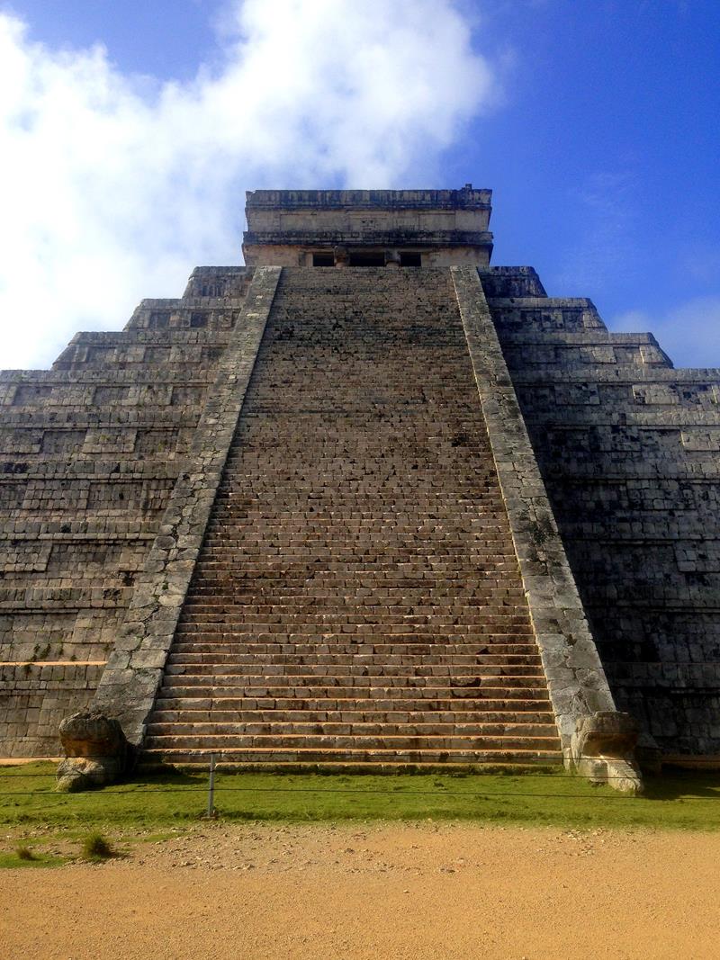 Chichen Itza, eines der 7 neuen Weltwunder, gelegen auf Yucatan in Mexiko