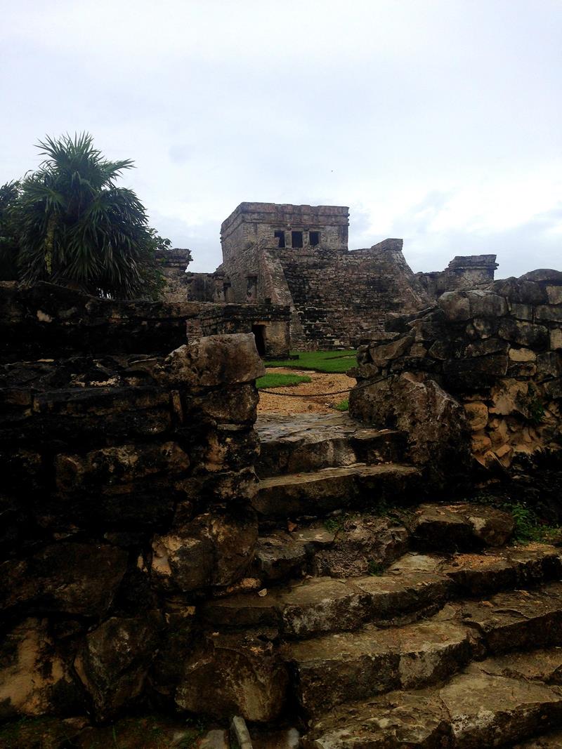 Die Maya-Ruinen in Tulum auf Yucatan