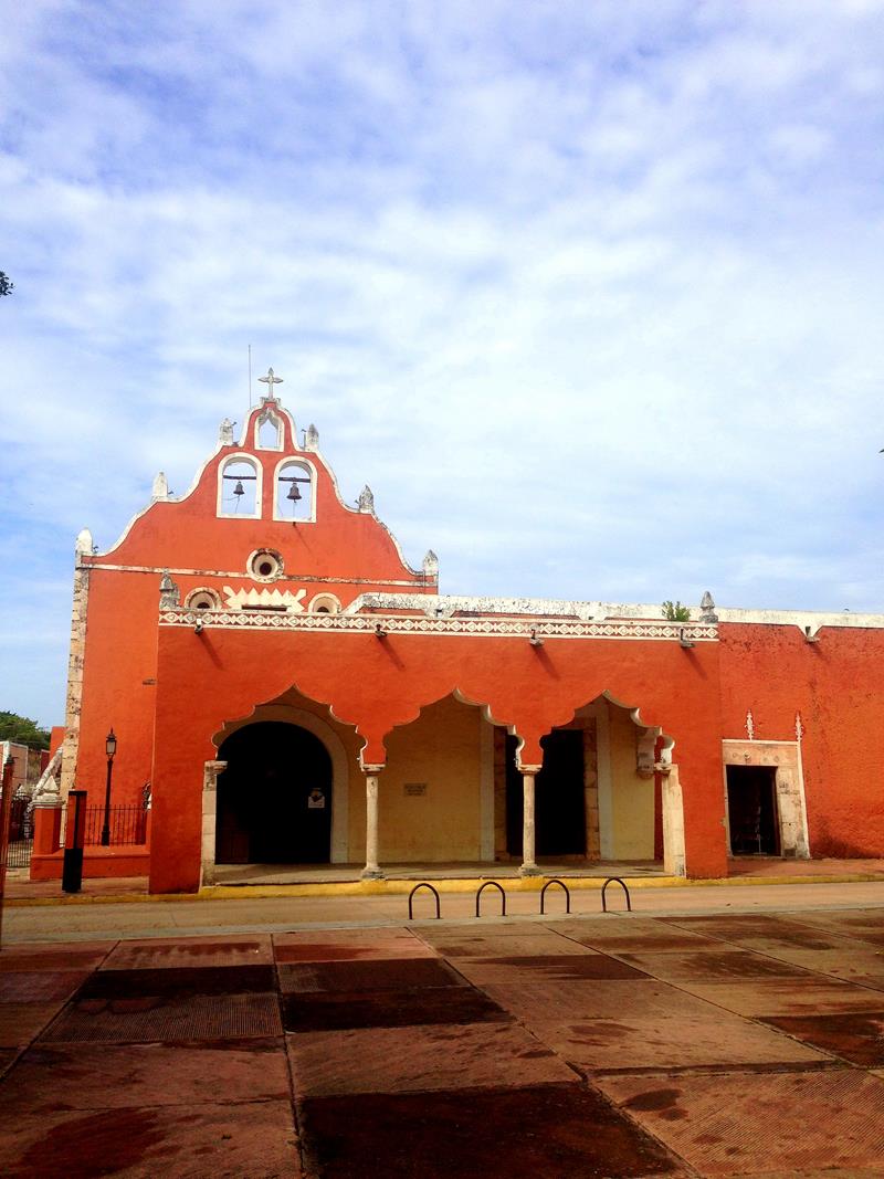 Das sehr hübsche Städtchen Valladolid in Zentrum von Yucatán