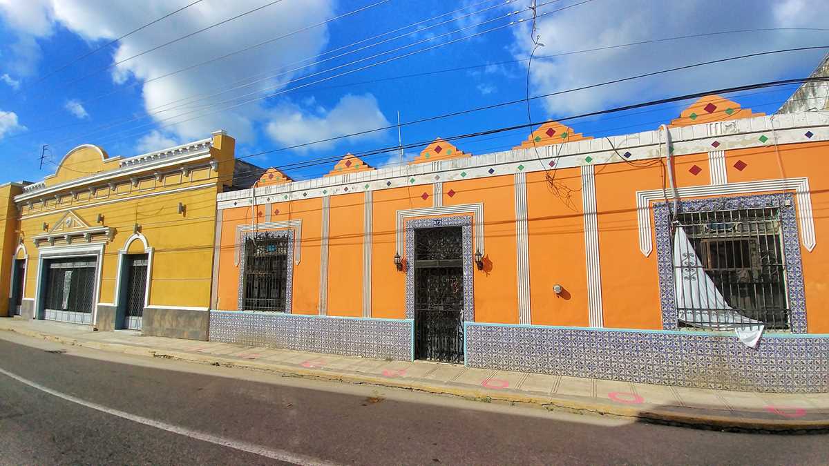 Die wunderschöne Altstadtvon Yucatán mit ihren bunten Häusern
