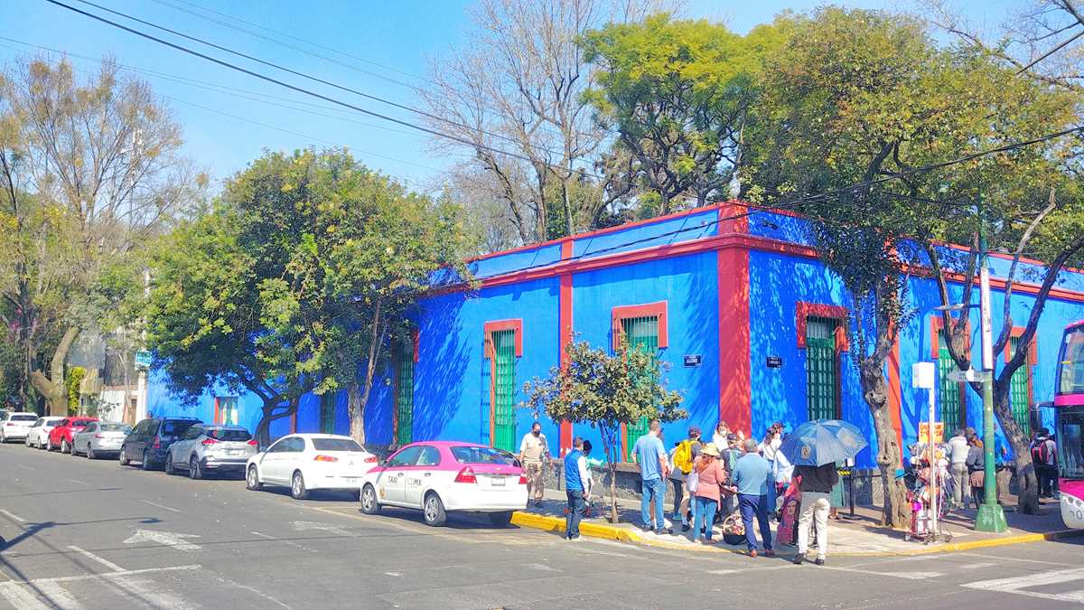 Das Museum Frida Kahlo im Stadtviertel Coyoacan