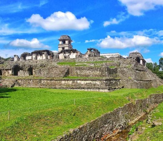 Die Palenque-Ruinen im Bundesstaat Chiapas in Mexiko